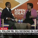 Jonathan Capehart and Attorney General Loretta Lynch at Aspen.